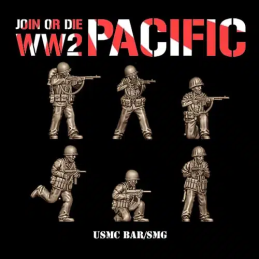 Soldados USMC con SMG....