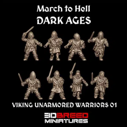 Vikings Unarmored Warriors....