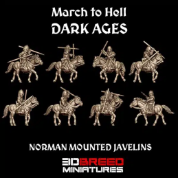 Guerreros montados con...