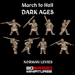 Levas con jabalinas...