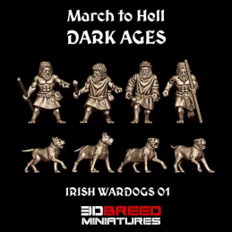 Perros de guerra irlandés...