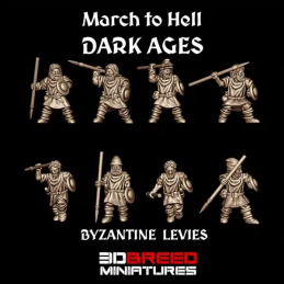 Levas con jabalinas...