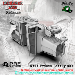 Destroyed French Laffly S20