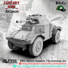 Coche blindado francés...