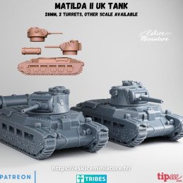 Matilda II with QF...