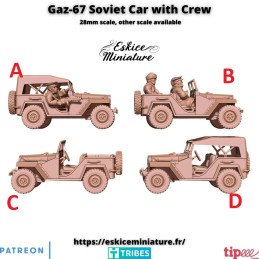 Russian GAZ 67 Car
