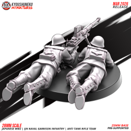 Equipo de rifle antitanque...