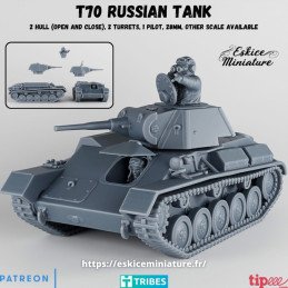 Tanque ligero soviético T-70