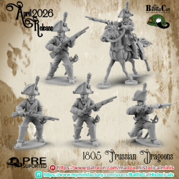 Dragones prusianos de 1805...