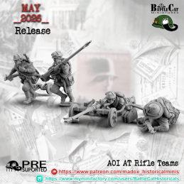 Equipo de rifle antitanque...