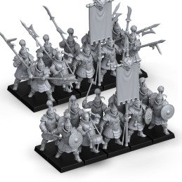 Grupo de mando de guerreros...