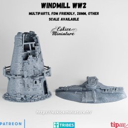 Molino en ruinas WW2