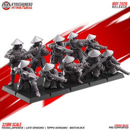 Arcabuceros Ashigaru con...
