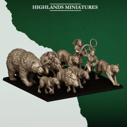Manada de animales ferales....