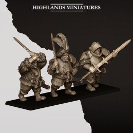 Sunland Ogres with Zweihander. Sunland Empire
