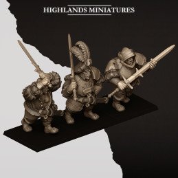 Sunland Ogres with Zweihander. Sunland Empire