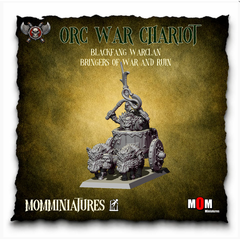 Orc War Chariot. Blackfang Warclan