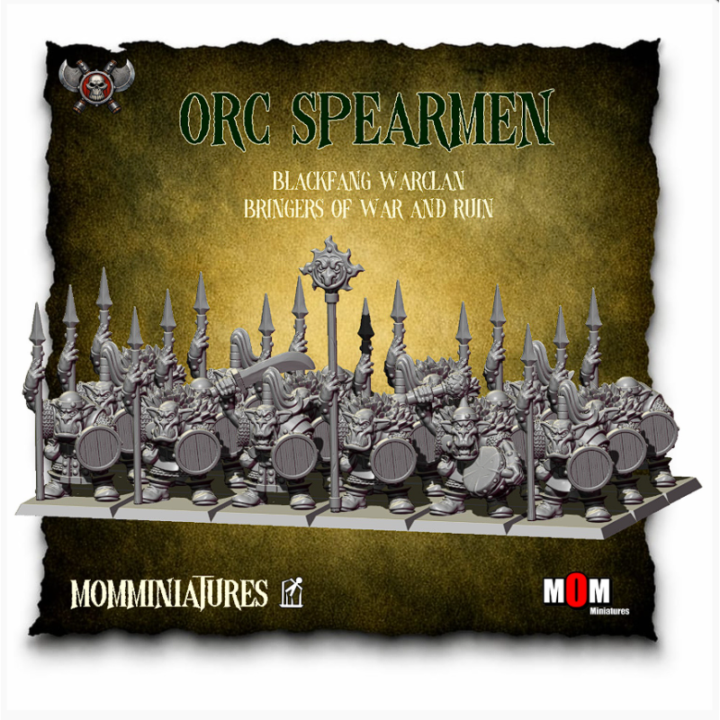 Orc Spearmen. Blackfang Warclan