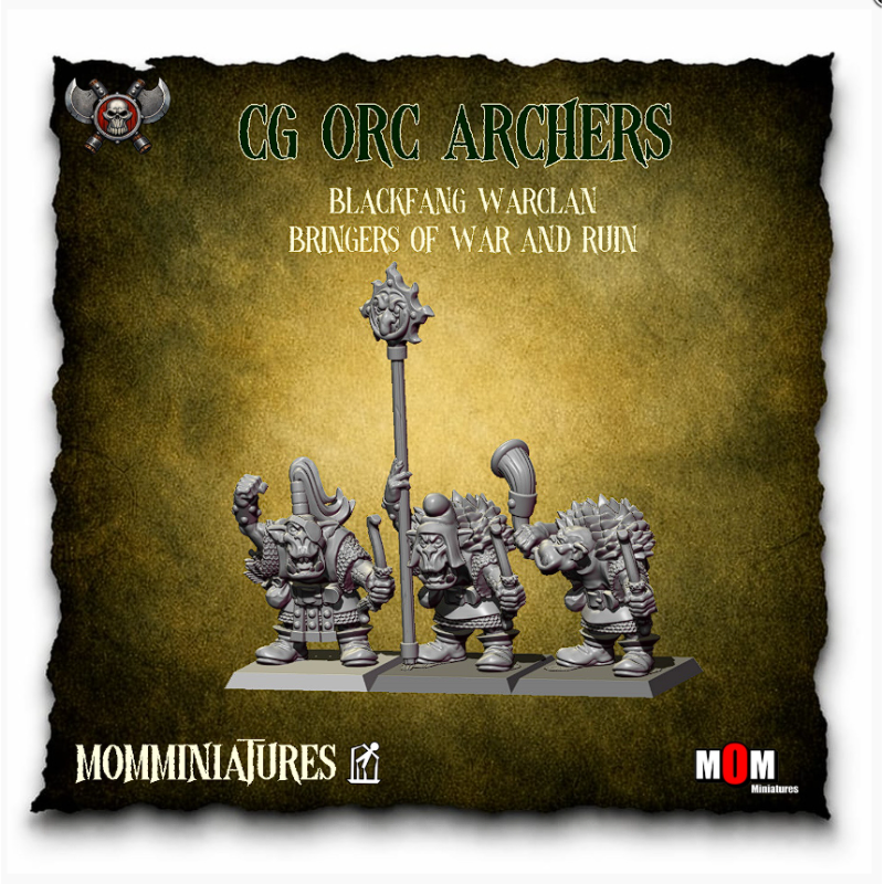 Orc Archers Command Group. Blackfang Warclan