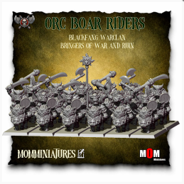 Jinetes de jabalí orcos. Clan de Guerra Colmillo Negro