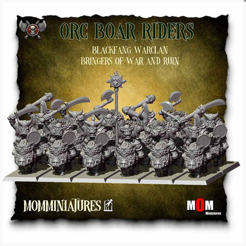 Orc Boar Riders. Blackfang Warclan