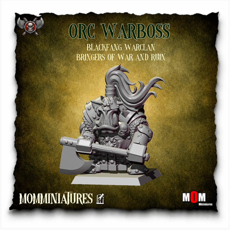 Orc Warboss. Blackfang Warclan