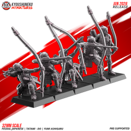 Arqueros Ashigaru Tatami-dō. Nipón