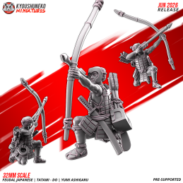 Arqueros Ashigaru Tatami-dō. Nipón