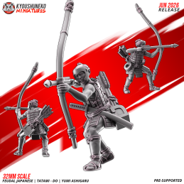 Arqueros Ashigaru Tatami-dō. Nipón