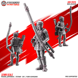Arqueros Ashigaru Tatami-dō. Nipón