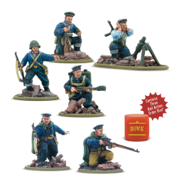 Equipos de armas Brigada naval soviética