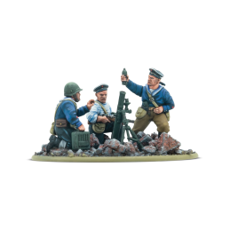 Equipo de mortero medio Brigada naval soviética