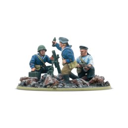 Equipo de mortero medio Brigada naval soviética