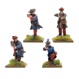 Polish-Lithuanian Commonwealth Later Infantry with Muskets Firing
