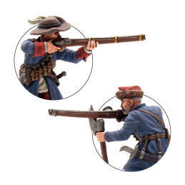 Polish-Lithuanian Commonwealth Later Infantry with Muskets Firing