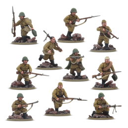 Pelotón de infantería Ejército soviético