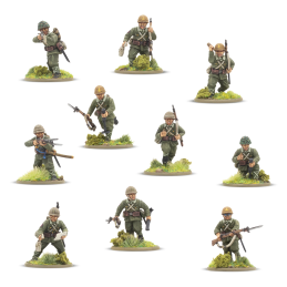 Pelotón de infantería japonés Army