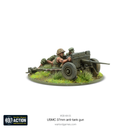 Cañón antitanque US Marine Corps M3A1 37mm