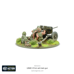 Cañón antitanque US Marine Corps M3A1 37mm