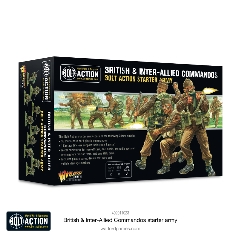 Ejército de inicio: británico & Inter-Allied Commandos