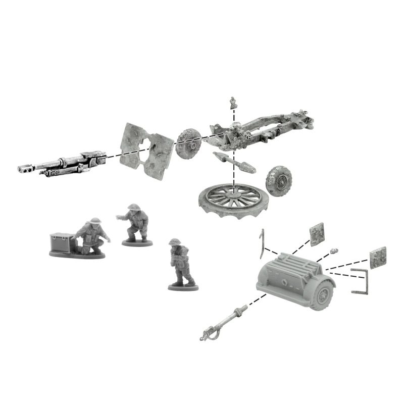 British & Canadian (Winter) 25 Pdr. Light Howitzer