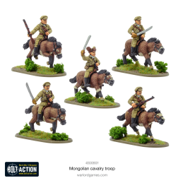 Mongolian Cavalry Troop (usable for Soviet and Japanese Cavalry too) LOW STOCK!!!!