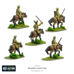 Mongolian Cavalry Troop (usable for Soviet and Japanese Cavalry too) LOW STOCK!!!!