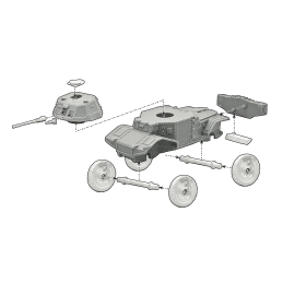 Coche blindado AMD Panhard 178