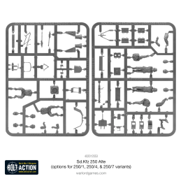 Sd.Kfz 250 (Alte) Half-Track (Options for 250/1, 250/4, 250/7)