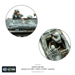 Sd.Kfz 250 (Alte) Half-Track (Options for 250/1, 250/4, 250/7)