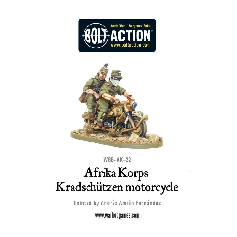 Afrika Korps Kradschutzen Motorcycle