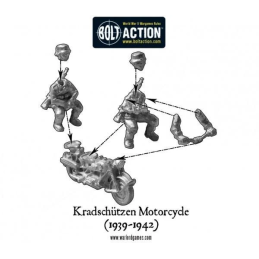 Afrika Korps Kradschutzen Motorcycle