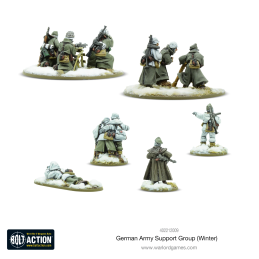 German Heer (Winter) Support Group (HQ, Mortar & MMG)
