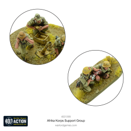 Afrika Korps Support Group (HQ, Mortar & MMG)